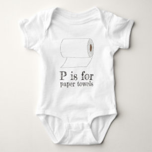 Body Para Bebé P es para PAPER TOWELS Kitchen Roll ABCs