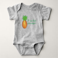 P es para Pineapple Tropical Island Pineapple Frut
