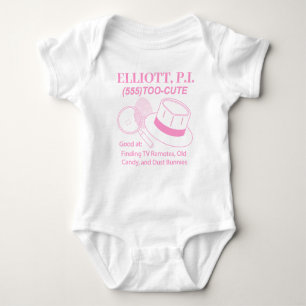 Body Para Bebé P.I. personalizable Cute Baby