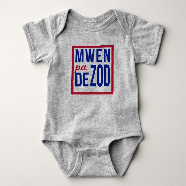 Body Para Bebé Pa Dezod (Anverso)