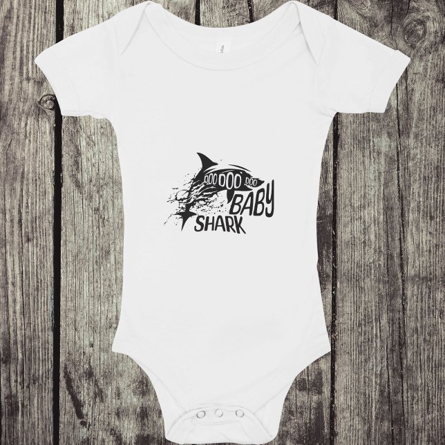 Body Para Bebé padre de los tiburones hijo a la familia (Subido por el creador)