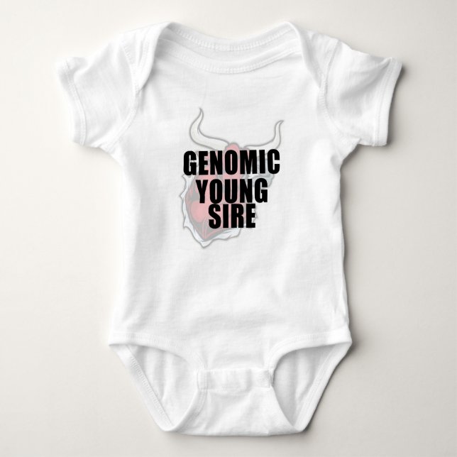 Body Para Bebé Padre joven Genomic (Anverso)