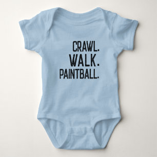 Body Para Bebé Paintball Crawl Walk, Paintball Lindo