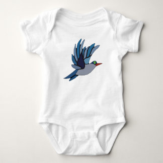 Body Para Bebé Pájaro azul de la felicidad