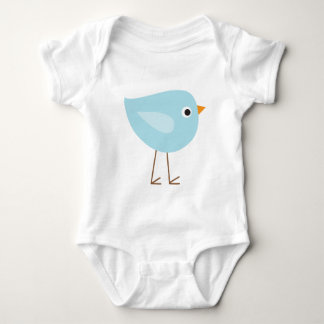 Body Para Bebé Pájaro azul dulce