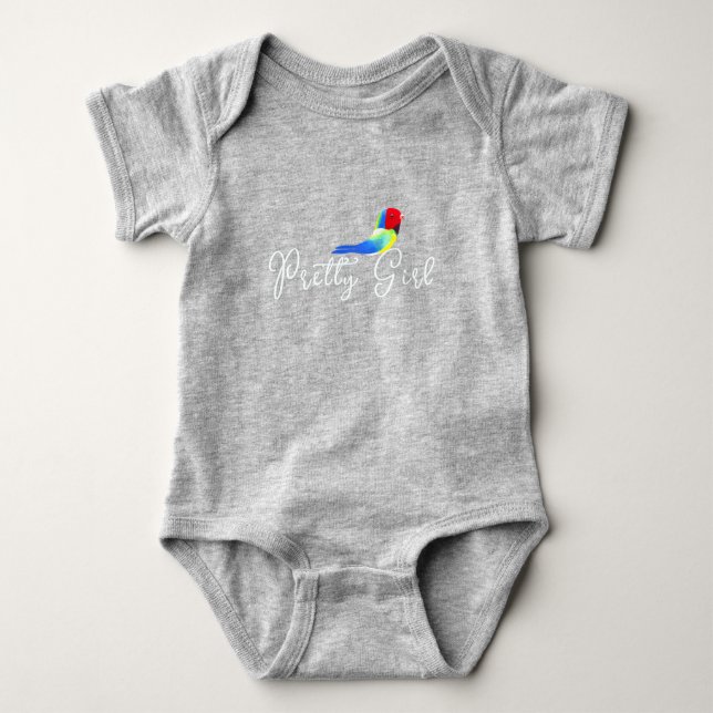 Body Para Bebé Pájaro Bonito (Anverso)