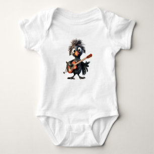 Body Para Bebé Pájaro funky Rocker