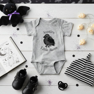 Body Para Bebé Pájaro gótico pequeño raven negro bebé