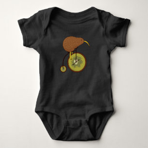 Body Para Bebé Pájaro Kiwi Genial en Diseño de Fruta Kiwi