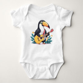 Body Para Bebé Pájaros paraísos con la guitarra