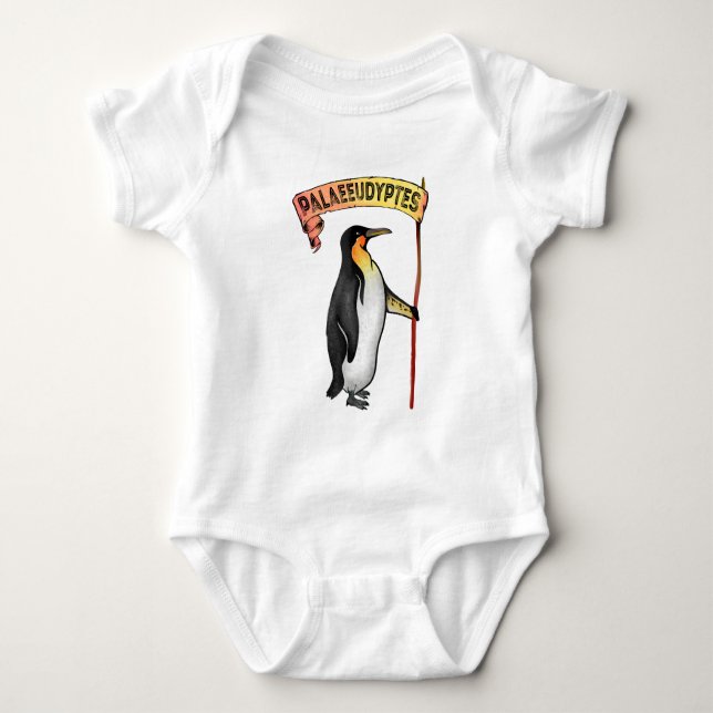 Body Para Bebé Palaeeudyptes Extinct Penguin (Anverso)