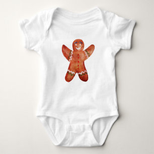 Body Para Bebé Pan de jengibre Hombre Cocina Bebé Bodysuit