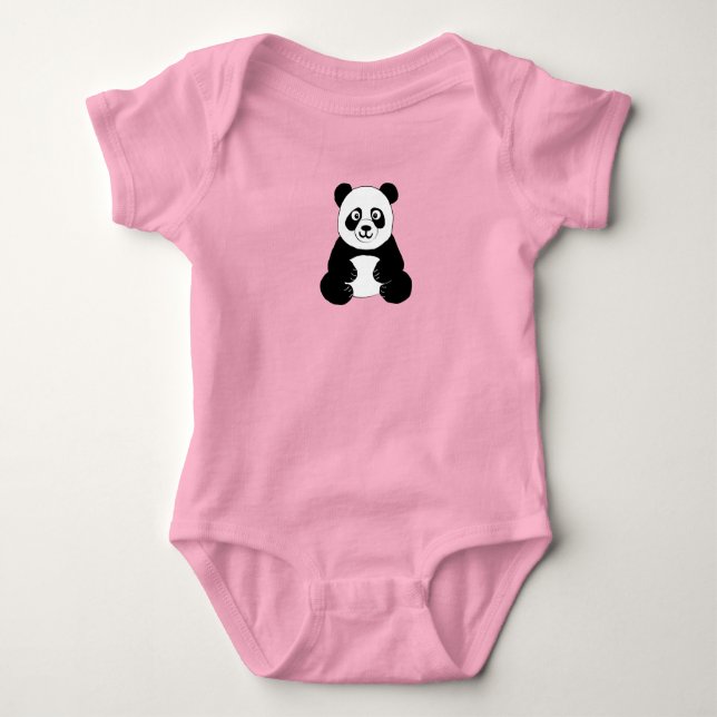Body Para Bebé Panda (Anverso)