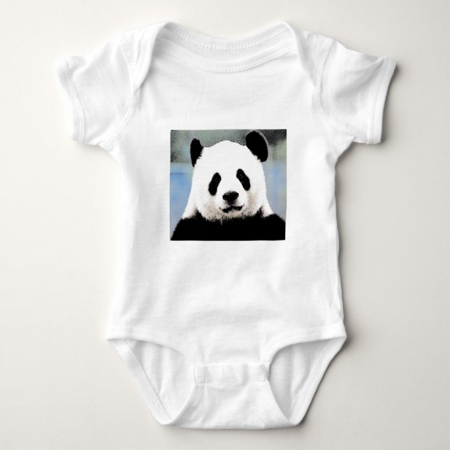 Body Para Bebé Panda (Anverso)