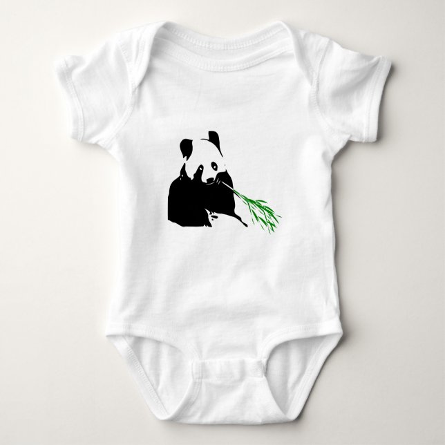 Body Para Bebé Panda. (Anverso)