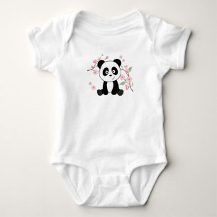 Body Para Bebé Panda Animales Dulces Para Niños Kawaii Pandas