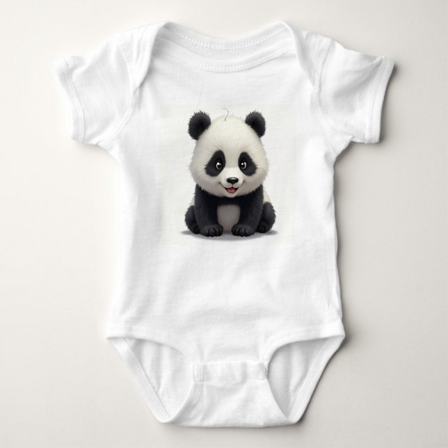 Body Para Bebé Panda Baby Bodysuit (Anverso)