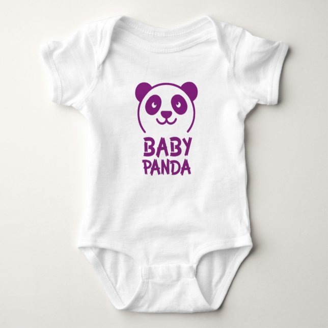 Body Para Bebé Panda Baby Bodysuit (Anverso)
