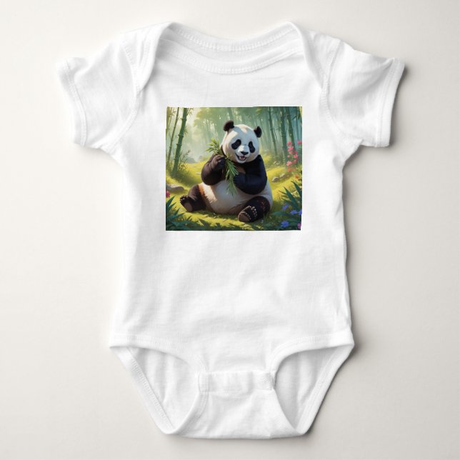 Body Para Bebé Panda Baby Bodysuit (Anverso)