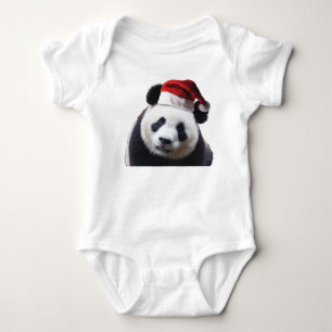 Body Para Bebé Panda Bear Santa Claus