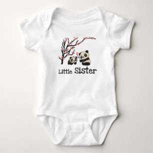Body Para Bebé Panda Bears Little Sister