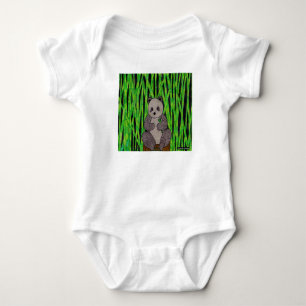 Body Para Bebé Panda (blanco) - Bodysuit de bebé