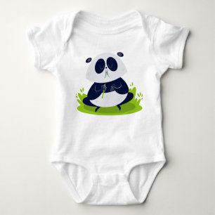 Body Para Bebé Panda Bodysuit