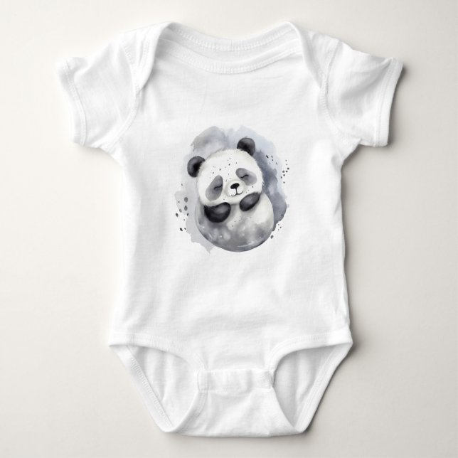 Body Para Bebé Panda Cómodo (Anverso)