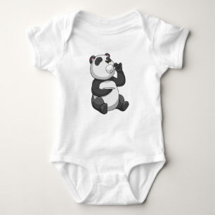 Body Para Bebé Panda con Tea Cup