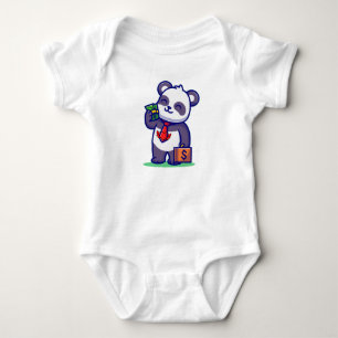 Body Para Bebé panda divertido te ama niños