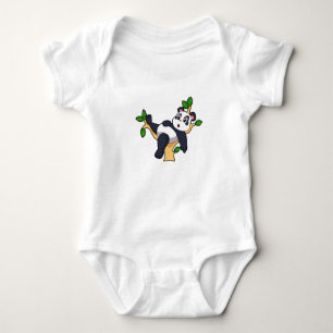 Body Para Bebé Panda en el árbol