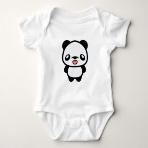 Body Para Bebé Panda feliz kawaii