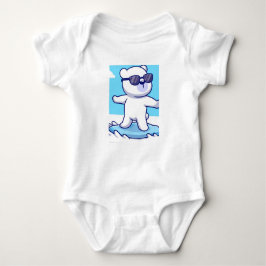 Body Para Bebé Panda Print Baby Bodysuit