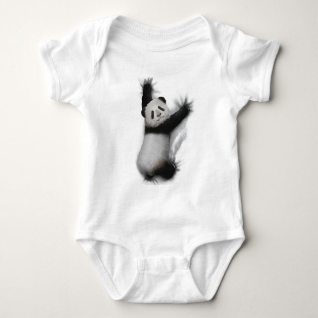 Body Para Bebé Panda Shirt Humorous Gráfico Animal T-Shirt Gifts (Anverso)