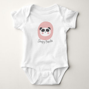 Body Para Bebé Panda soñoliento