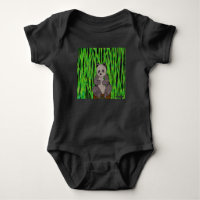 Panda (vívido) - Bodysuit de bebé