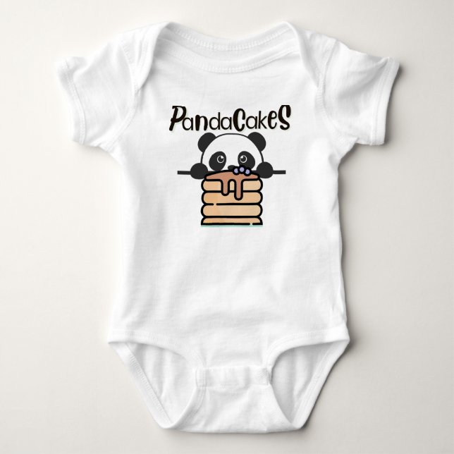 Body Para Bebé PandaCakes Baby Bodysuit (Anverso)