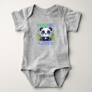 Body Para Bebé Pandamic Cuteness. Personalizado Cute baby Panda