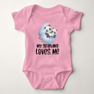 Body Para Bebé Pandas Caprichosos 🐼 Regalo para Nieto
