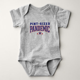 Body Para Bebé Pandemia Pintada Unisex Hipster Bebé Una Pieza