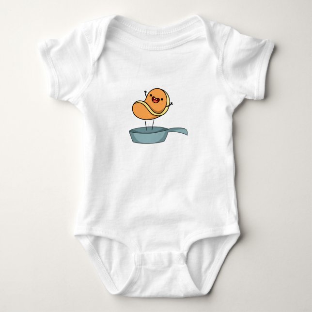 Body Para Bebé Panqueque Kawaii (Anverso)