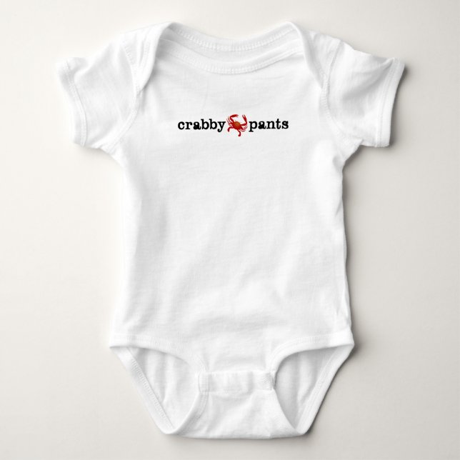 Body Para Bebé Pantalones malhumorados (Anverso)