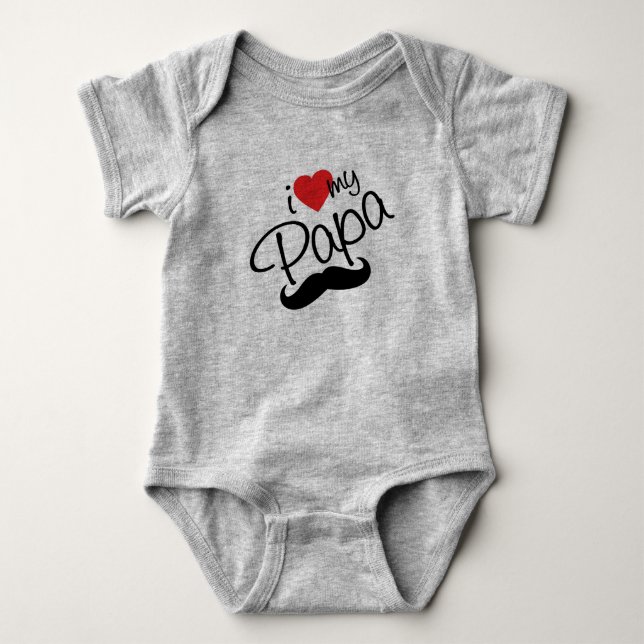 Body Para Bebé Papá (Anverso)