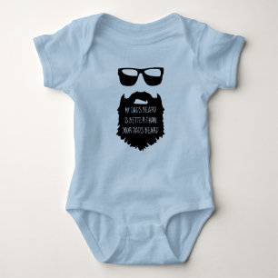 Body Para Bebé Papá barba Baby One Piece Cuerpo Suelo