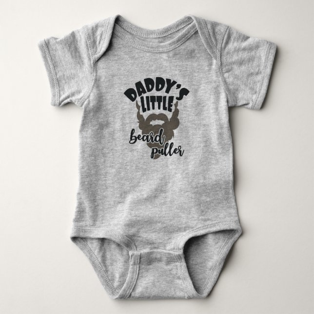 Body Para Bebé papá barbudo (Anverso)