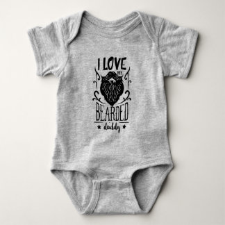 Body Para Bebé Papá barbudo Onsie