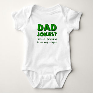 Body Para Bebé ¿Papá Chistes? Tu reseña está en mi pañal.