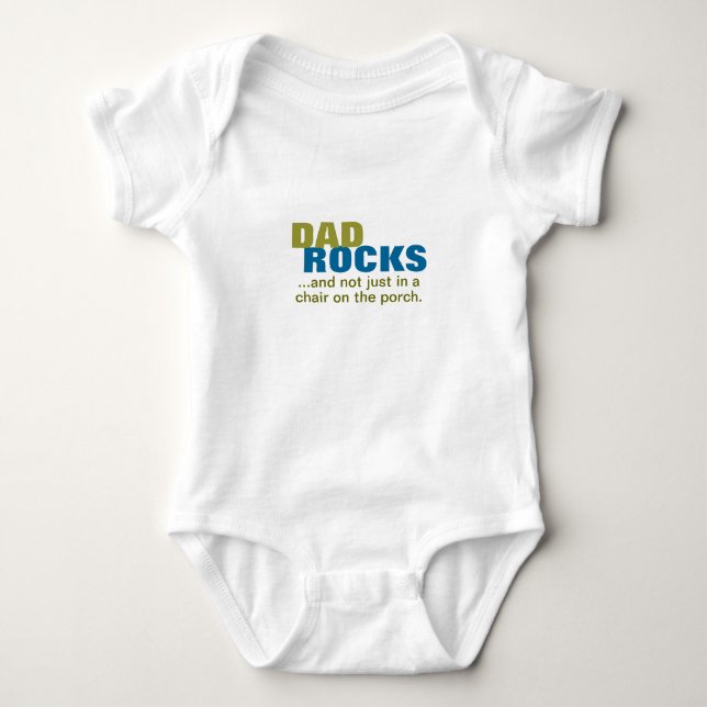 Body Para Bebé Papá es genial (Anverso)