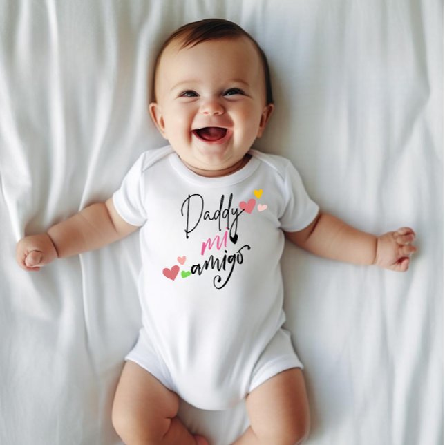 Body Para Bebé Papá mi amigo, Regalo de recién nacido (Subido por el creador)