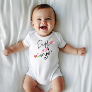 Body Para Bebé Papá mi amigo, Regalo para recién nacido